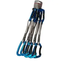 Qi´roc Elektra Straight/curve+express Dyneema 12x170 Mm+mini Karabinerhaken 5 Einheiten
