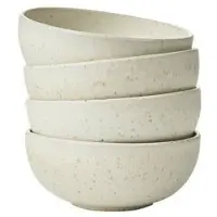 Fonq Mixed Ceramics Schüsseln - Ø15 cm - Creme (4er Set)