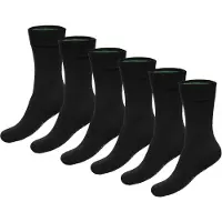 Bamboo Basics Socken Beau Black (6er set)-Schuhgröße 41 - 46