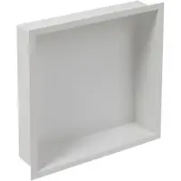 Plieger Inbox Inbouwnis - Met flens - RVS - 30x30x7.5cm - Kleur RVS
