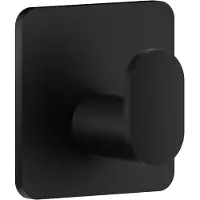 Smedbo Handtuchhaken - Schwarz - 3 x 3 cm - Edelstahl - selbstklebend