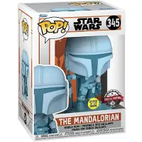 Funko POP! Pop! Star Wars - The Mandalorian - The Mandalorian Hologram Glow in the Dark Exclusive