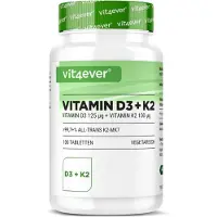 Vit4ever Vitamin D3 5.000 I.e. + K2 100 mcg 15 g Tabletten