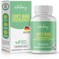 Vitabay CV Lion's Mane Hericium Erinaceus 60000mg Hochdos.tab 180 St