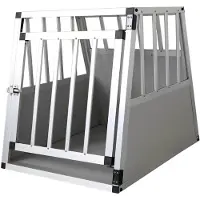 Trekker Hundebox S aus Aluminium und MDF für den sicheren Transport 54x69x60cm