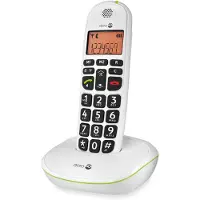 Doro Phone EASY 100W Strahlungsarmes Schnurlostelefon, Rufnummernanzeige, 10h Sprechzeit, 4 Tage Standby, Freisprechfunktion, DECT