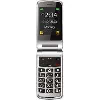 Beafon SL645, Klapphandy, Single SIM, 7,11 cm (2.8"), 3 MP, 1000 mAh, Schwarz, Silber