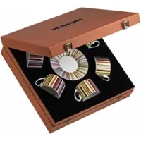 Missoni Geschenkbox Tasse & Untertasse Luxury Gift Box Stripes Jenkins 156 220 ml (Set van 6)