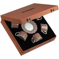 Missoni Geschenkbox Tasse & Untertasse Luxury Gift Box Zig Zag Jarris 156 220 ml (Set von 6)