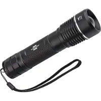 Brennenstuhl LuxPremium TL 1201 AF LED Taschenlampe, 1200 Lumen, stufenloser Fokus, IP67, Aluminium, 155 mm, schwarz