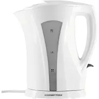DS Produkte GOURMETmaxx Wasserkocher 1,7l 2200W weiß/grau mit Kalkfilter