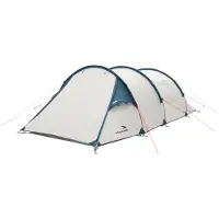Easy Camp Tunnelzelt Marbella 300 Light Grey (hellgrau/blau, mit Vorraum, Modell 2024)