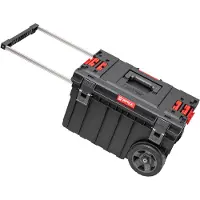 Qbrick System ONE Trolley Vario stapelbar 605 x 405 x 345 mm 44 l IP66 mit Laufrädern auf Metallachse