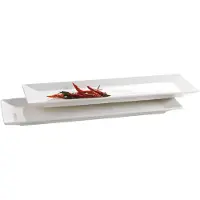 MÄSER Serie Trendy Line, Teller rechteckig 32 x 11 cm, im 2er-Set