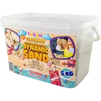 TUBAN Dynamischer Sand 5kg im Karton, natur