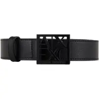 Armani Exchange für Damen. 9411300A87400020 Schwarzer Gürtel (70cm), Lässig, Synthetisch, Kunstleder