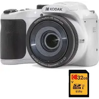 Kodak Digitale Bridgekamera mit 25-fachem Zoom, 16 MP, 1080p HD-Video, 24 mm Weitwinkel