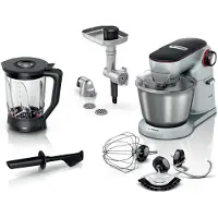Bosch MUM9B34S27, 5,5 l, Aluminium, Schwarz, Drehregler, Mischung, Mixen, Edelstahl, Aluminium