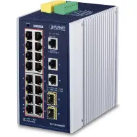 Planet IGS-20160HPT, Managed, L2/L3, Gigabit Ethernet (10/100/1000), Vollduplex, Power over Ethernet (PoE), Wandmontage