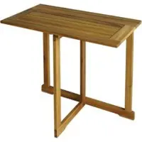 Kölle Balkon-Klapptisch 'Lona', FSC Akazie, rot-braun, ca. 70 x 38 x 75 cm