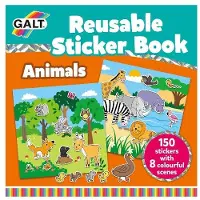 Galt Stickerbuch Wiederverwendbar Tiere
