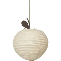 Ferm Living Lampenschirm - Apple - 41,4 x 48,4 cm - Natural - - One Size - Lampe