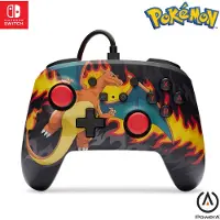 PowerA Enhanced Wired Controller - Charizard Firestorm/ Nintendo Switch