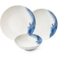 Hermia Concept , GBSATN24Y4R30483, Tafelservice (24-teilig), 100 % PORZELLAN, Mehrfarbig, 25 x 25 x 2 cm