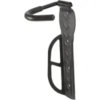 Ventura Wheel Fahrrad-Wandhalter schwarz, Stahl mit Kratzschutz, inkl. Schrau....