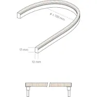 Sigor 12W/m ART SIDE LED-Streifen RGB 5m 84LED/m IP67 24V