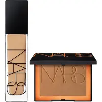 Nars Natural Longwear Foundation 30ml and Blush Orgasm 4.8g Bundle (Various Shades) - Barcelona