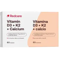 RedCare Vitamin D3 K2 Calcium Tabletten 60 St
