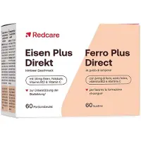 RedCare Eisen Plus Direkt Pulver Sticks 60 St Stifte