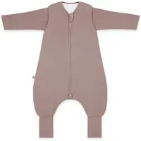 Emma & noah Winter-Sleepoverall Essential mit abnehmbaren Ärmeln und Umschlag-Füßchen 3.5 TOG, lila, 80