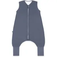 Emma & noah Ganzjahres-Sleepoverall mit Umschlag-Füßchen 2.5 TOG, blau, 100