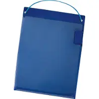 Eichner Auftragstasche Basic, Klettverschluss, DIN A5, blau, 10 Stück