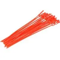 Deiss Blitzbinder/Kabelbinder, Kunststoff, Länge 240 mm, rot, 5000 Stück