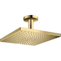 Hansgrohe Kopfbrause Raindance E 300 300x300mm polished gold 19 l/min 1jet Deckenmontage