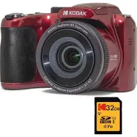 Kodak Appareil photo bridge numérique 16 MP, zoom optique 25x, vidéo HD 1080p, grand angle 24 mm