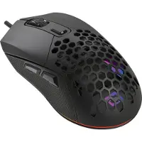 Sandberg 640-28, Beidhändig, USB Typ-A, 12800 DPI, Schwarz