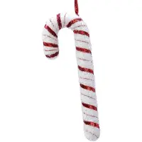 Décoris Weihnachtsanhänger große Zuckerstangen Weihnachtsschmuck Fensterdeko Hängedeko
