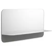 Normann Copenhagen Horizon Spiegel mit Ablage horizontal grau