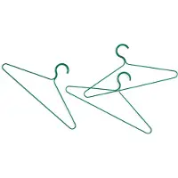 HAY - Farbige Kleiderbügel - 3er-Set (Dschungelgrün)