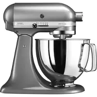 KitchenAid 5KSM175PSECU, Standmixer, Silber, Kneten, Mixen, Rührer, 1,45 m, 4,8 l, CONTOUR SILVER