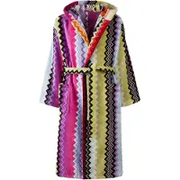 Missoni Bademantel Giacomo Hooded Unisex Orange-L