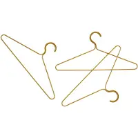HAY - Farbige Kleiderbügel - 3er-Set (Dijon-Gelb)
