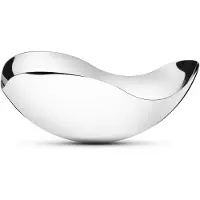 Georg Jensen Schale Bloom Edelstahl Glänzend 26 cm