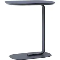 Muuto Relate Couchtisch 60,5 cm Blau-Grau