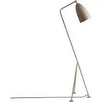 Gubi Gräshoppa Stehleuchte Warm Grau - , Gräshoppa, Grau, für Wohnzimmer, Metall, Design