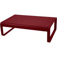 Fermob Gartentisch BELLEVIE niedriger Tisch 103 x 75 cm Chili